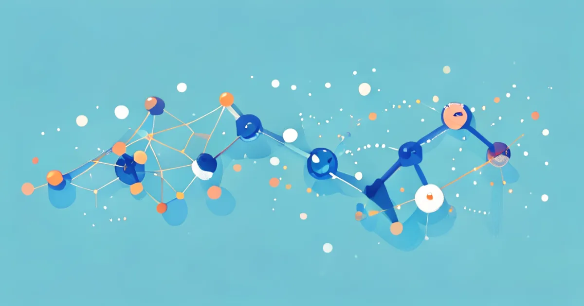 Glucosamine and chondroitin molecular structure visualization