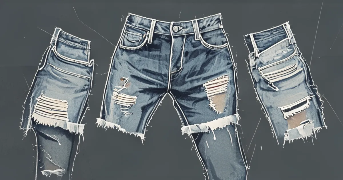 Distressed Denim Shorts Styles