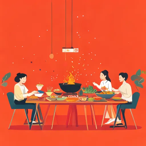 Korean barbecue dining experience with table grill and traditional side dishes