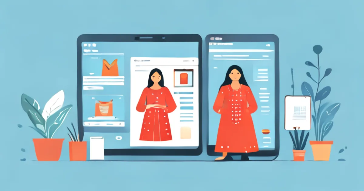 Online cotton kurta shopping experience