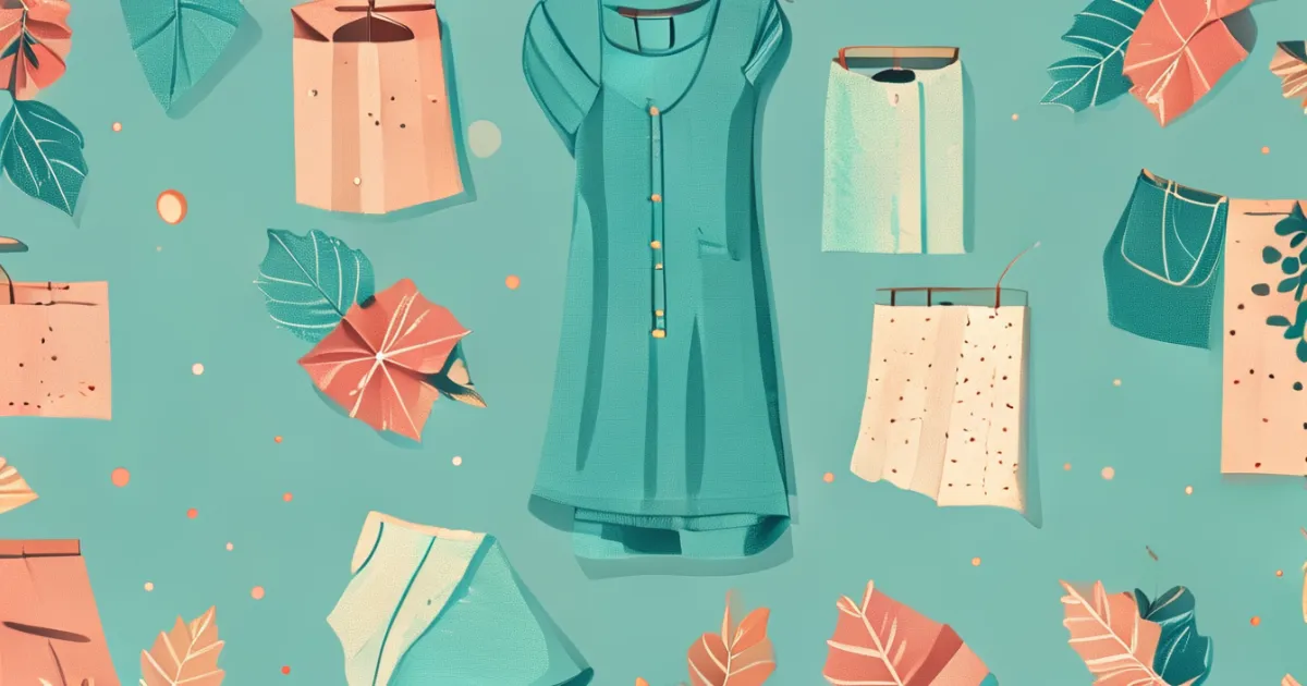 Materiały kurta i przewodnik zakupowy