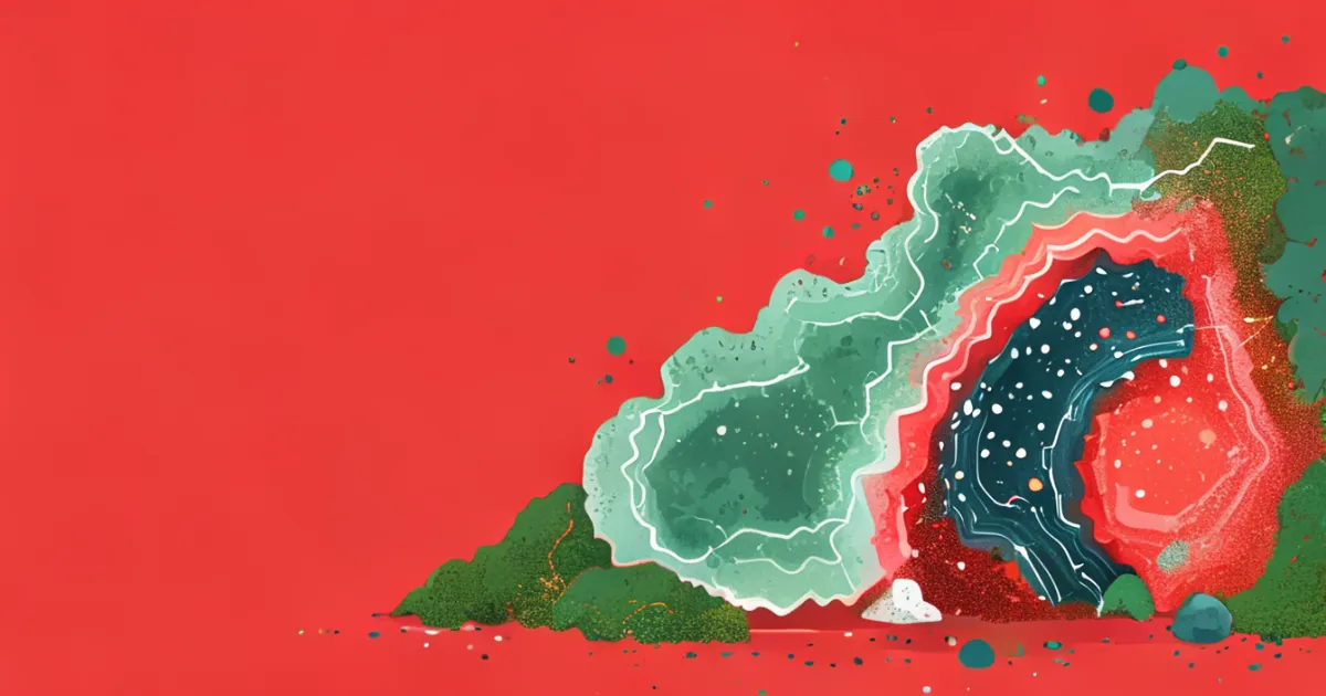 Comparison between moss agate and dendritic agate