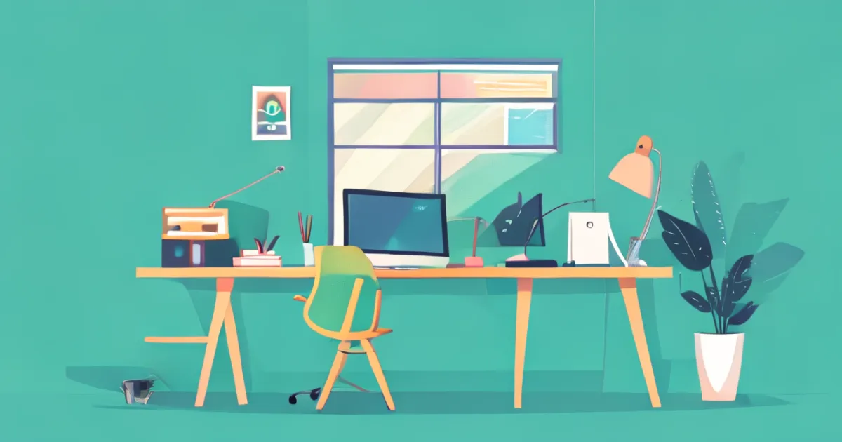 Remote work productivity setup