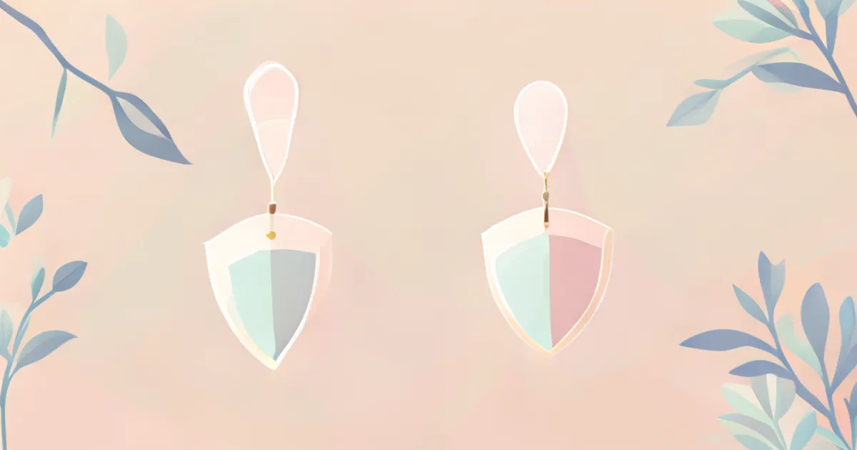 Hypoallergenic nap earrings for sensitive ears