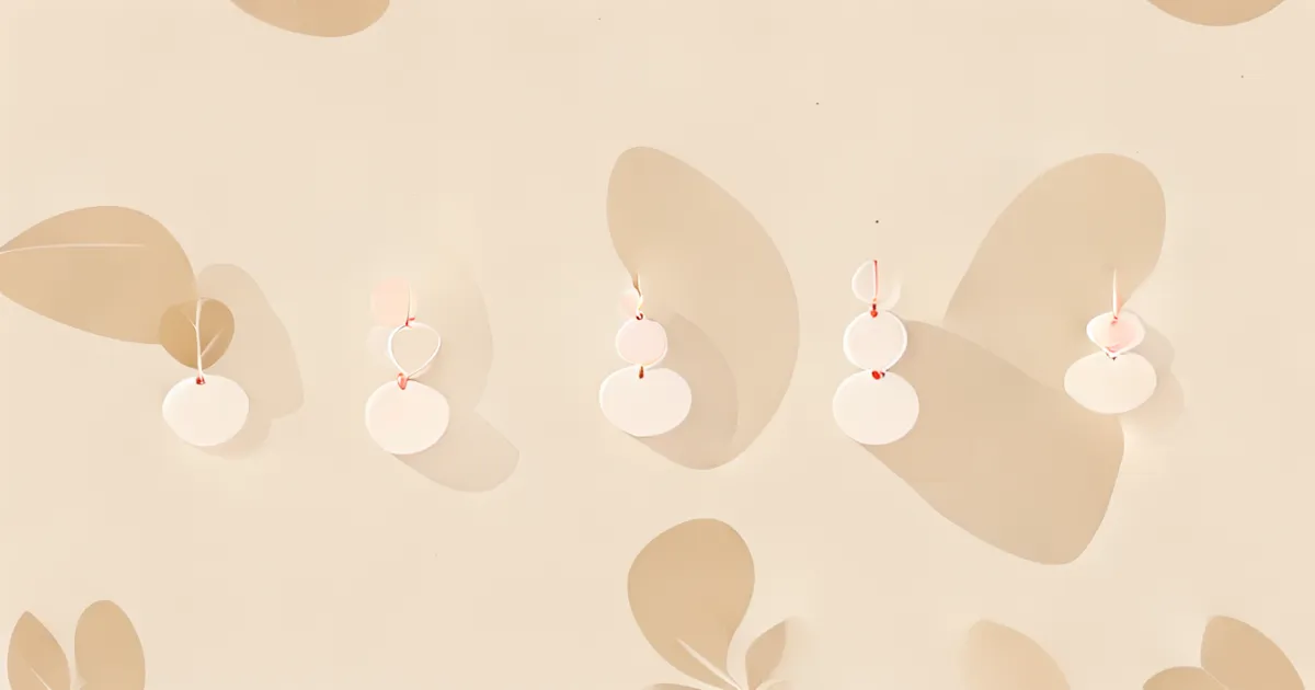 Tiny stud earrings designed for comfortable sleeping