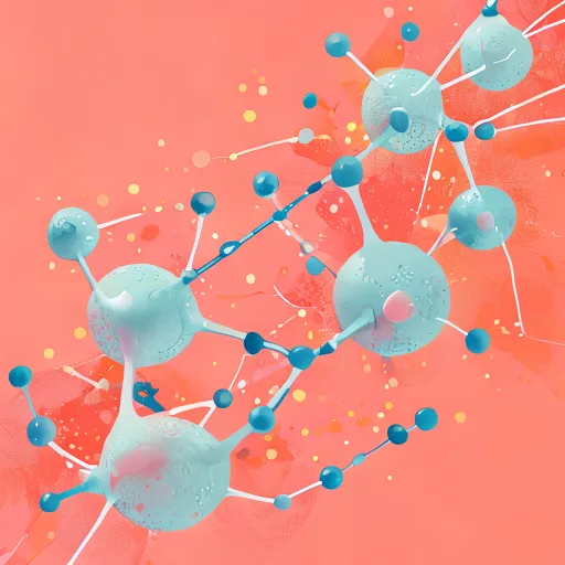 Niacinamide molecular structure visualization