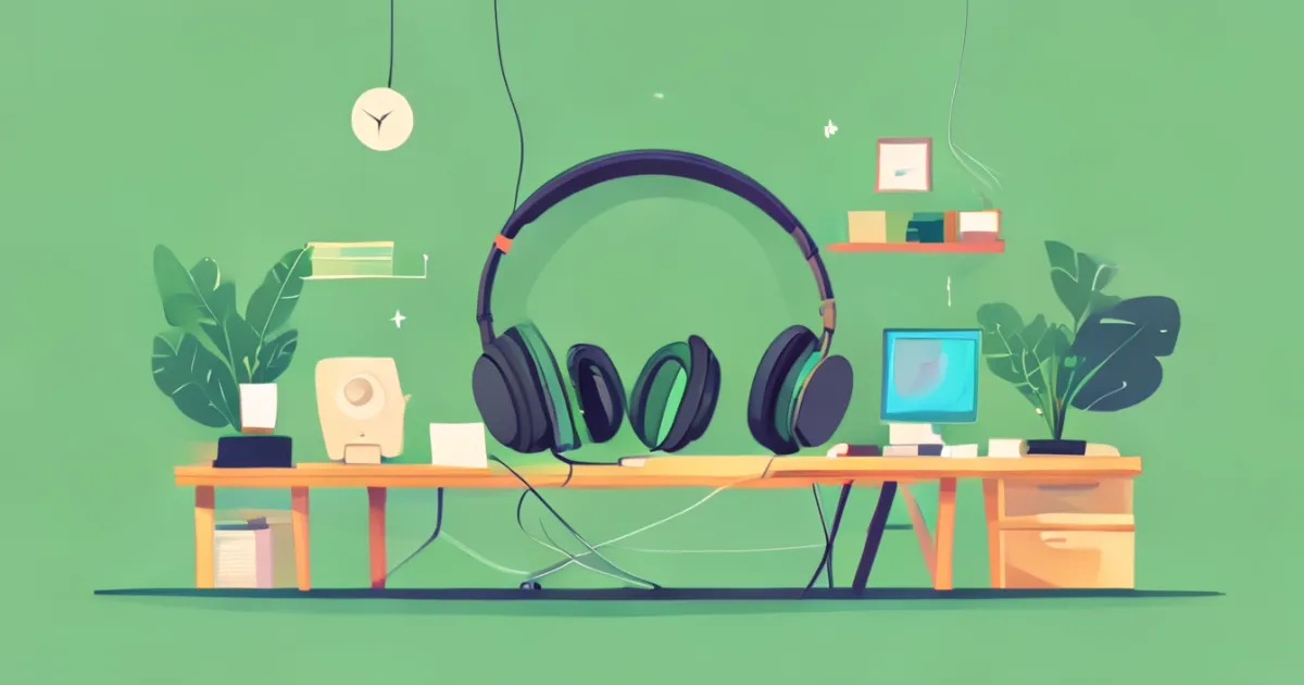 Headphones for home office setup