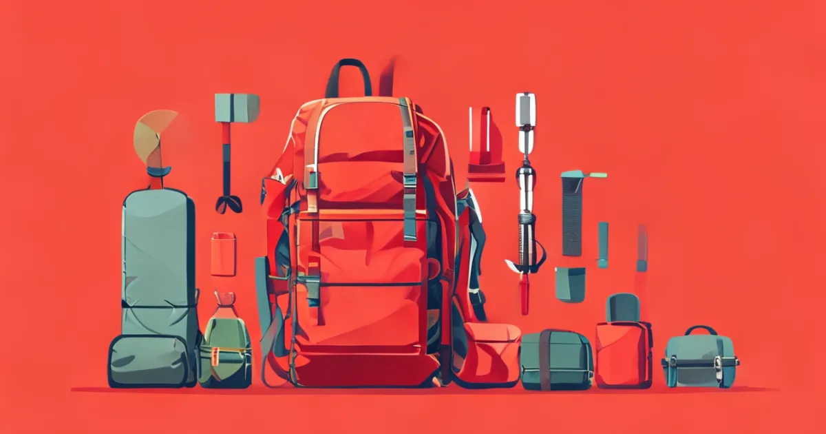 Backpacking packing system overview