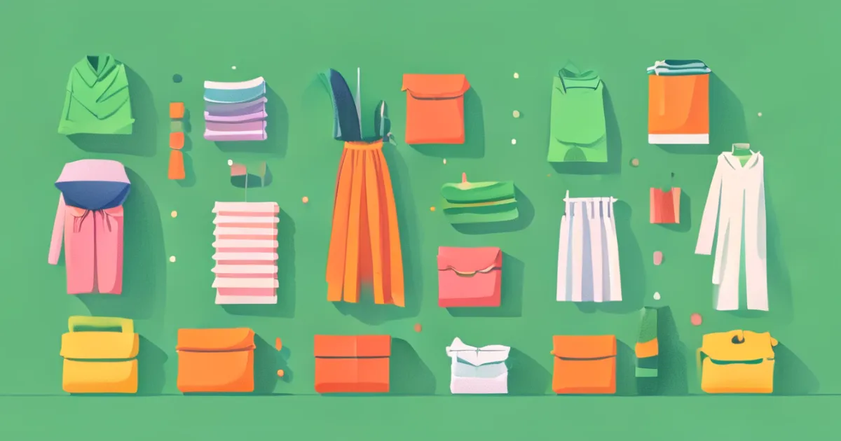 Clothes packing organization methods