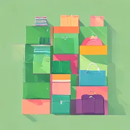 Organized packing cubes system Organized packing cubes system