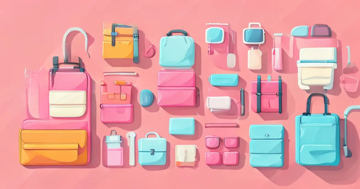 Travel accessories for packing organization