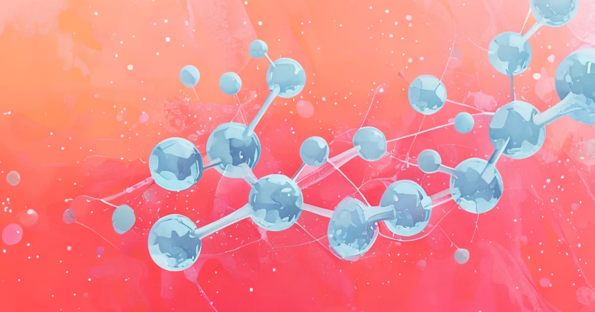 Scientific visualization of collagen peptide supplement benefits
