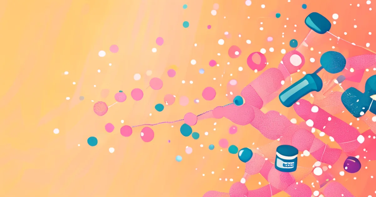 Wellness visualization for peptide supplements and health applications Wellness visualization for peptide supplements and health applications