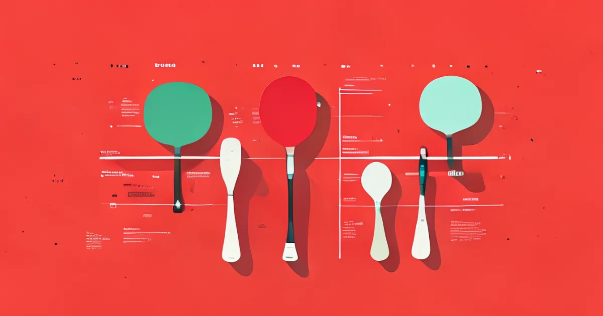 Pickleball paddle model comparison table