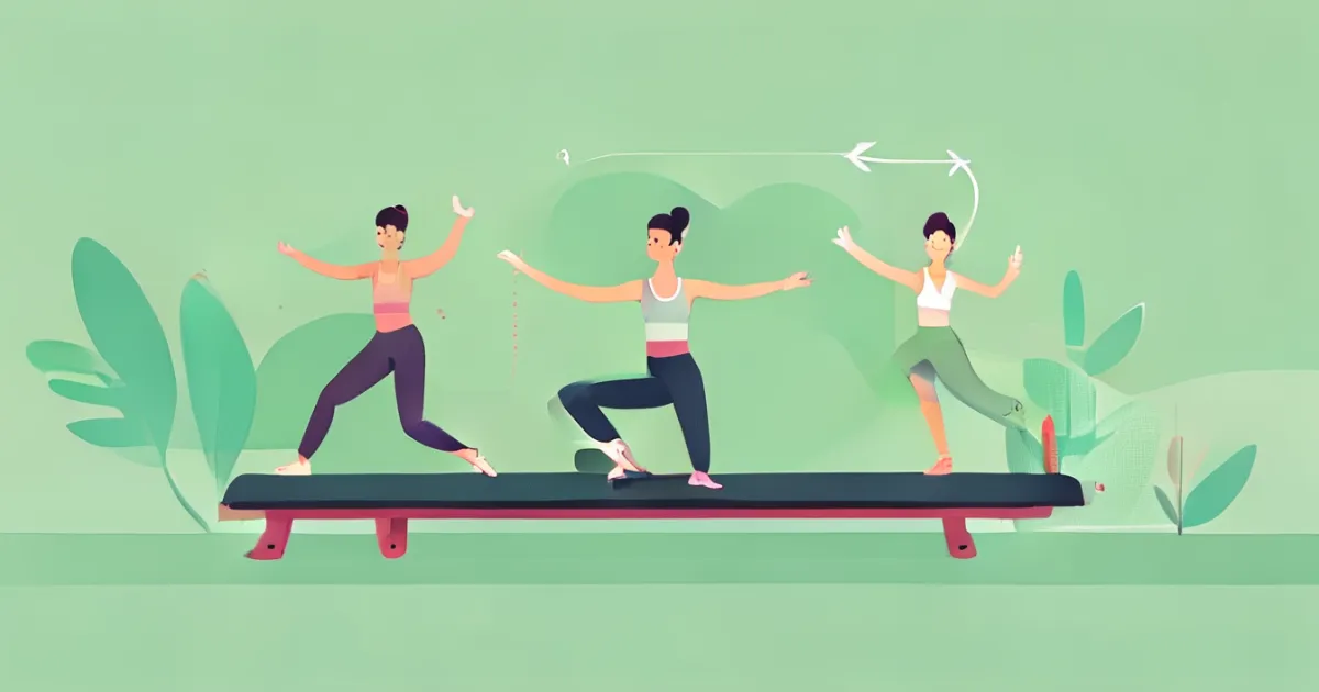 Pilates reformer beginner exercise positions and movements