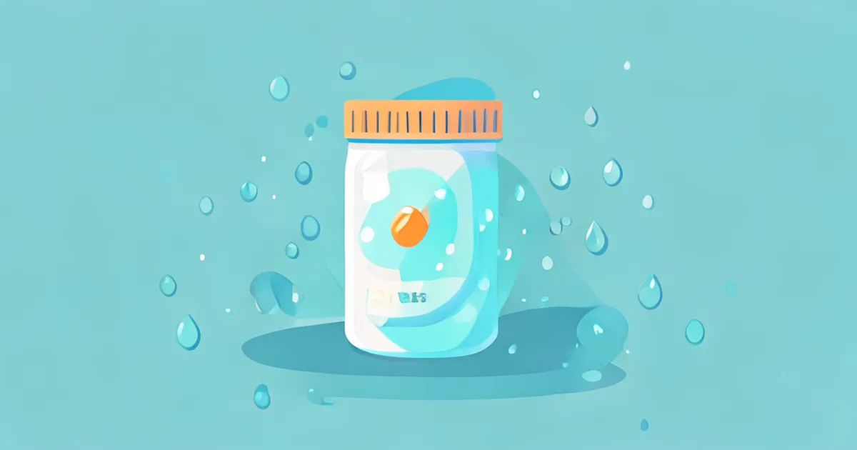 Waterproof pill container with protective sealing design