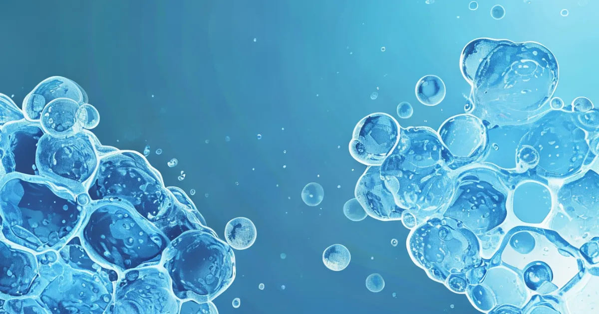 Hydrocolloid patch technology visualization