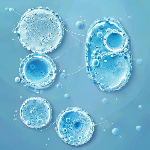 Hydrocolloid pimple patch technology visualization