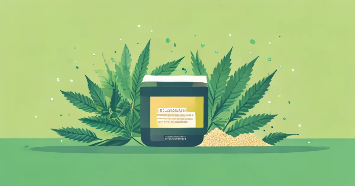 Hemp protein powder nutrition visualization Hemp protein powder nutrition visualization