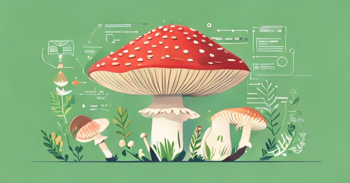 Reishi mushroom health benefits research visualization