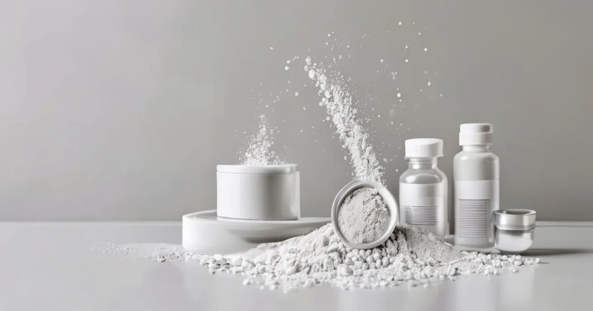 Reishi mushroom extract powder usage visualization
