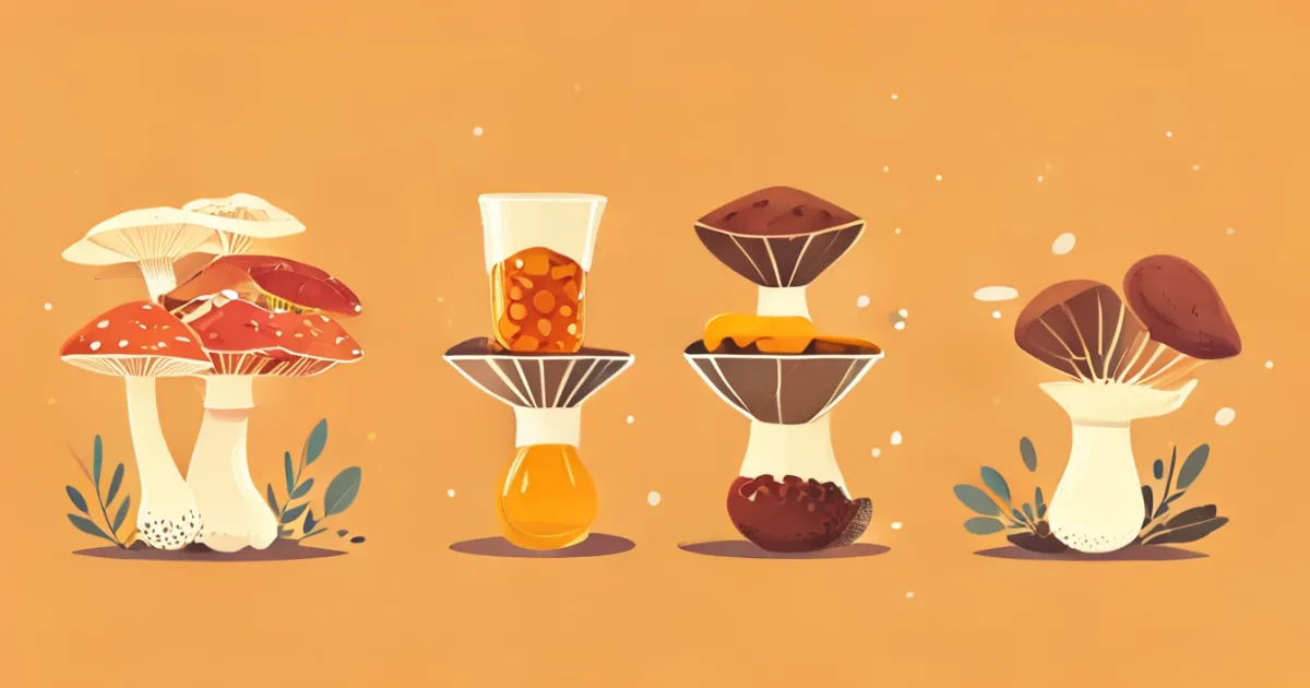 Reishi mushroom preparation methods visualization