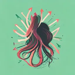Hair growth illustration