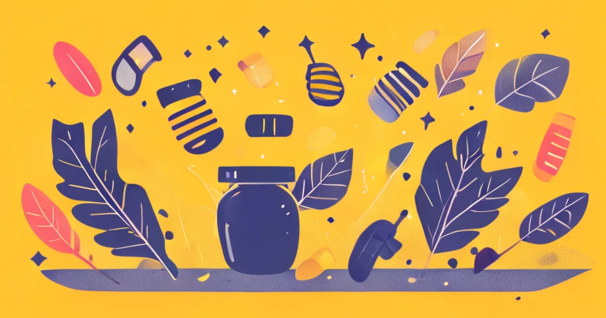 Royal Honey Natural Energy Boost Visualization