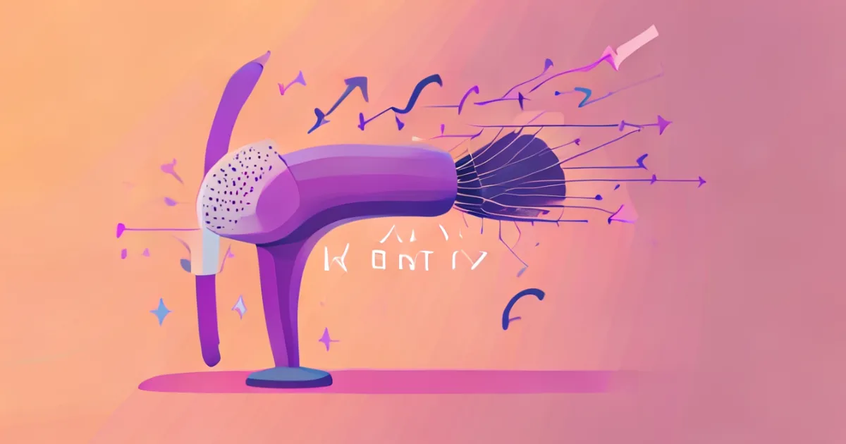 Electric scalp massager hair growth concept Electric scalp massager hair growth concept