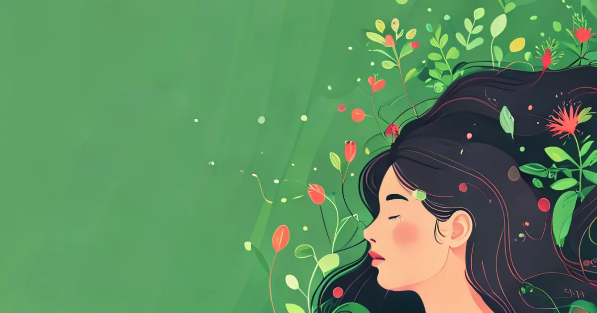 Scalp massage health benefits visualization