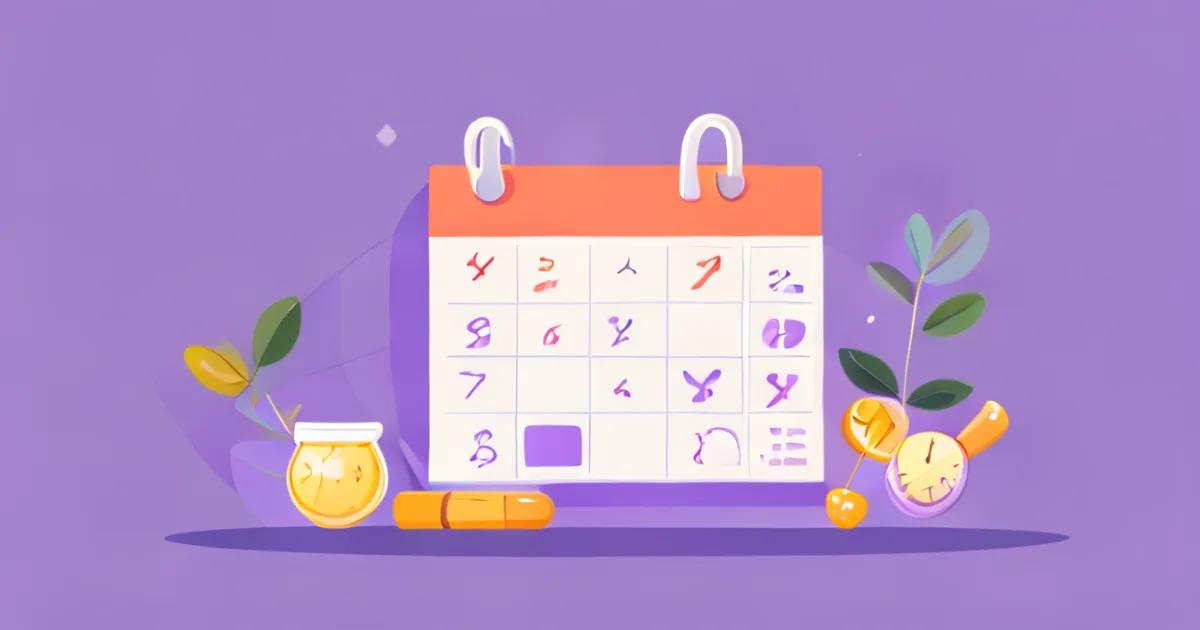 Dosage schedule visualization Dosage schedule visualization