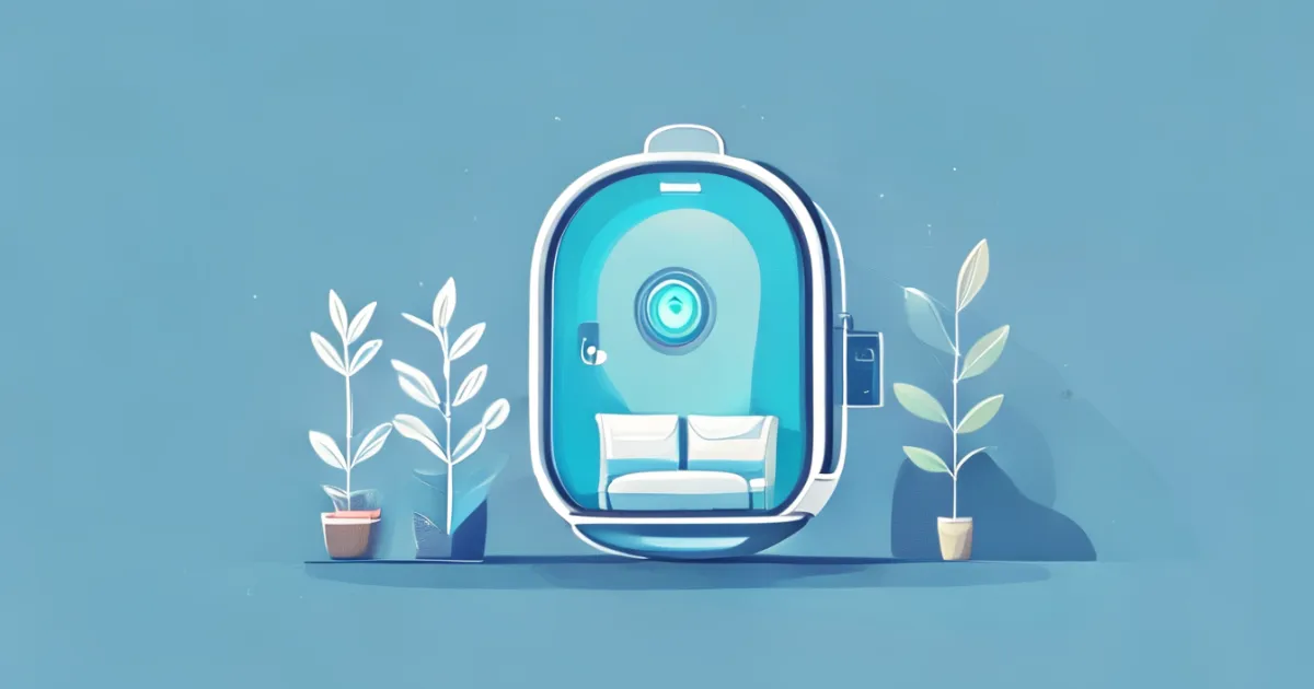 Privacy pods design and security features for napping