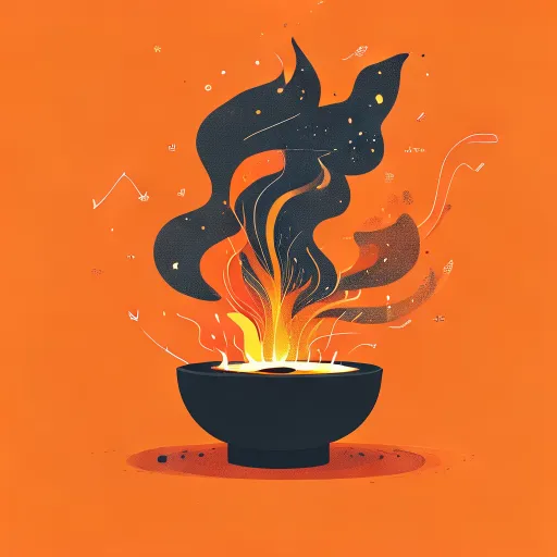 Smokeless fire pit airflow technology illustration