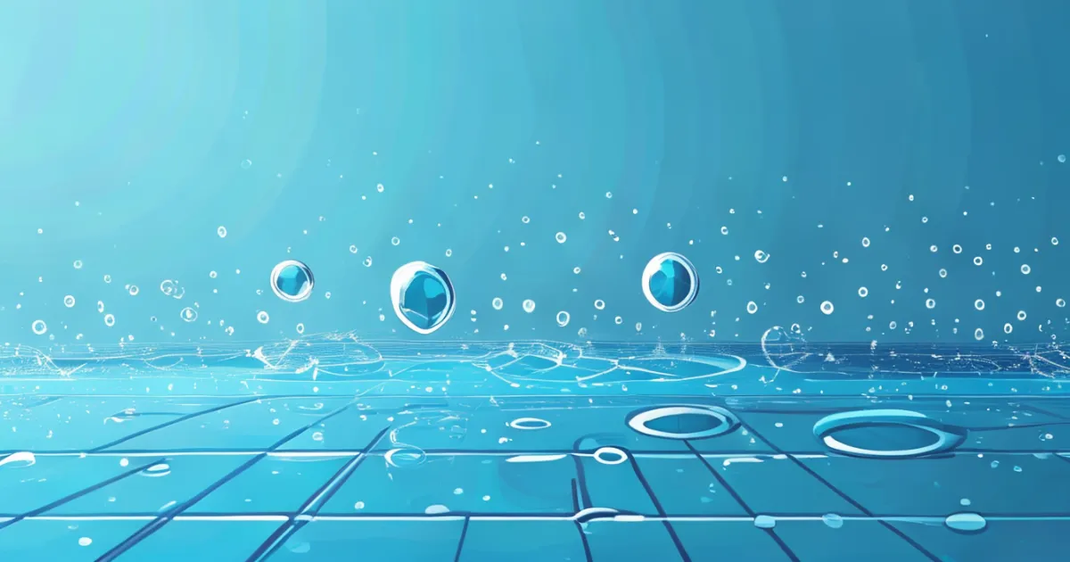 Water droplets demonstrating SPC flooring waterproof capabilities
