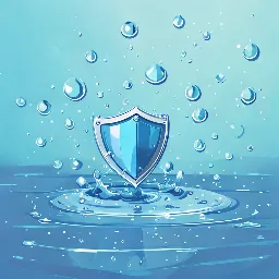 Waterproof protection illustration for SPC flooring
