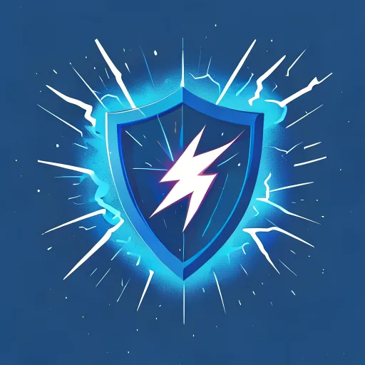 Surge protector protection concept illustration