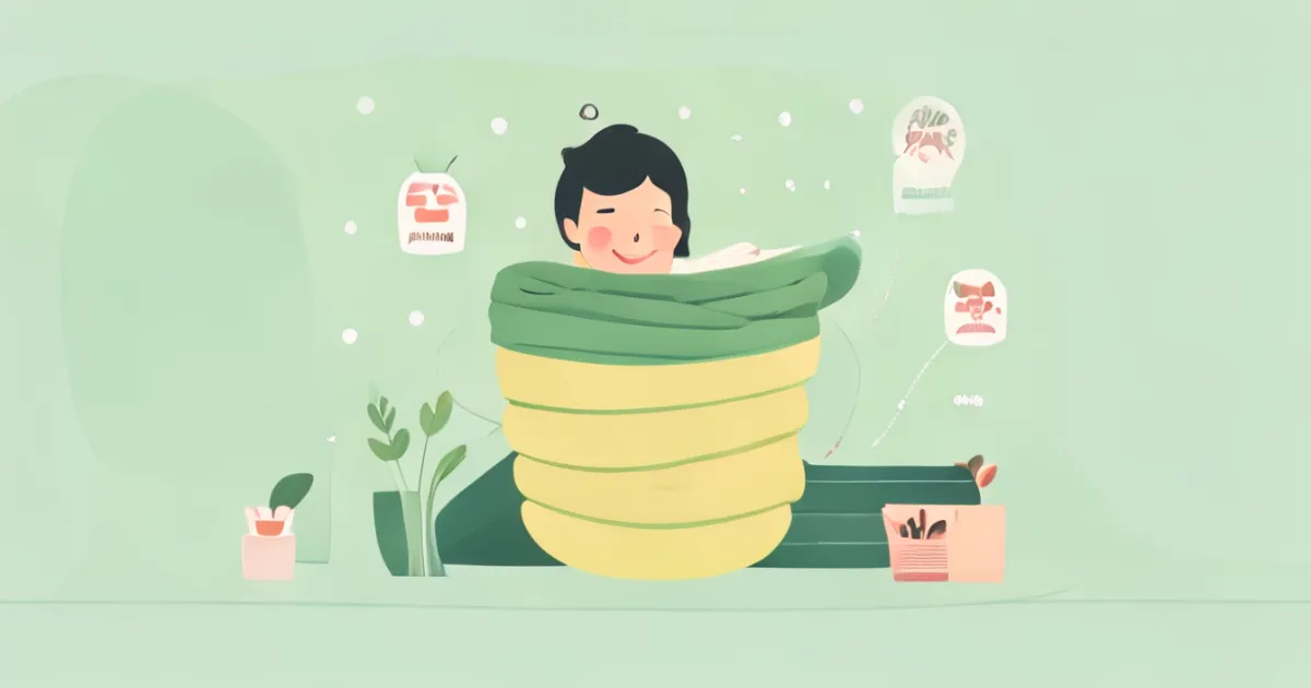 Safe swaddling technique demonstration