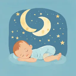 Illustration representing improved baby sleep quality