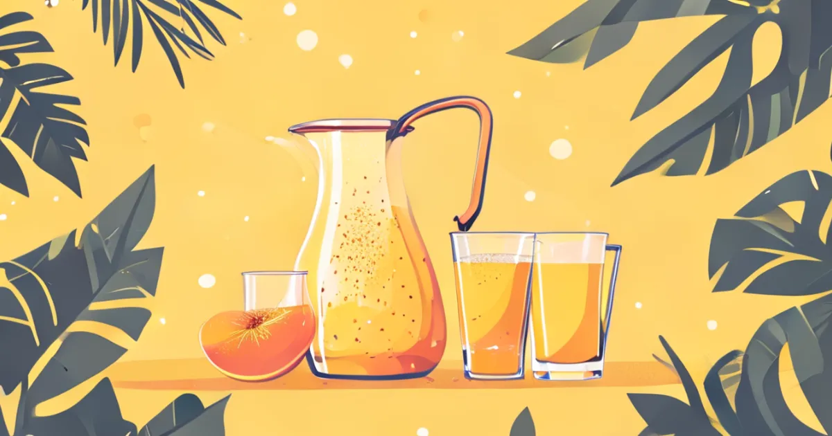 Tajín mango water drink
