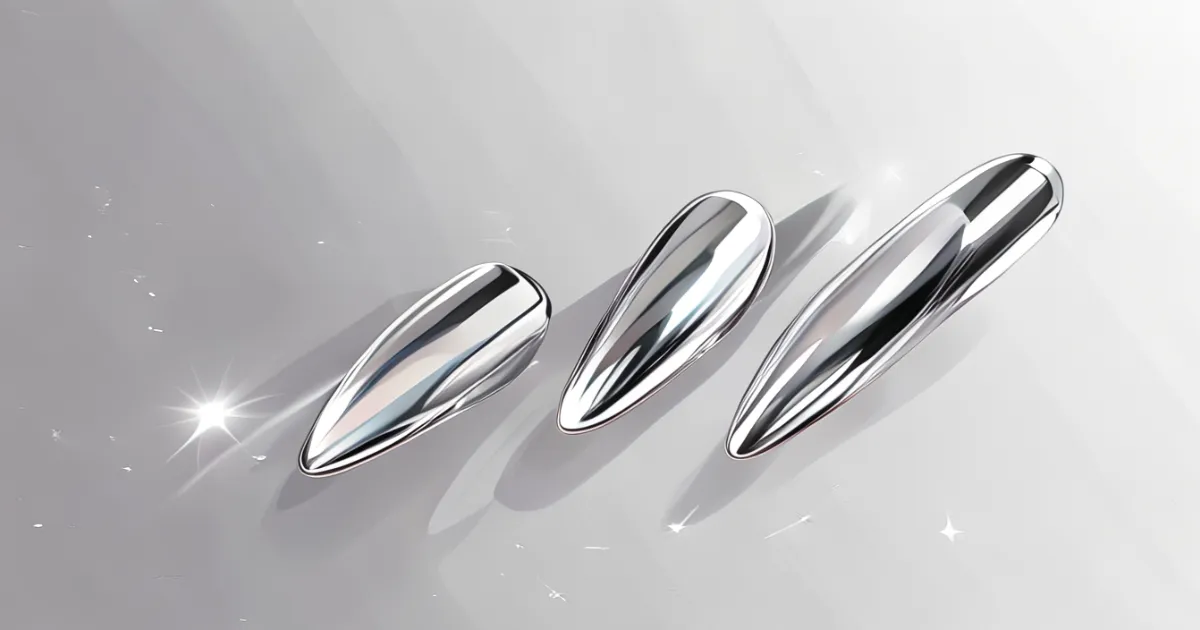 High shine nail finish effect