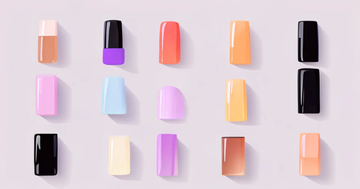 Different types of nail top coat finishes