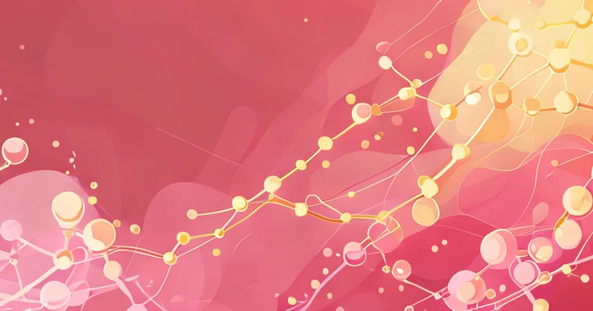 Collagen molecules and skin rejuvenation visualization