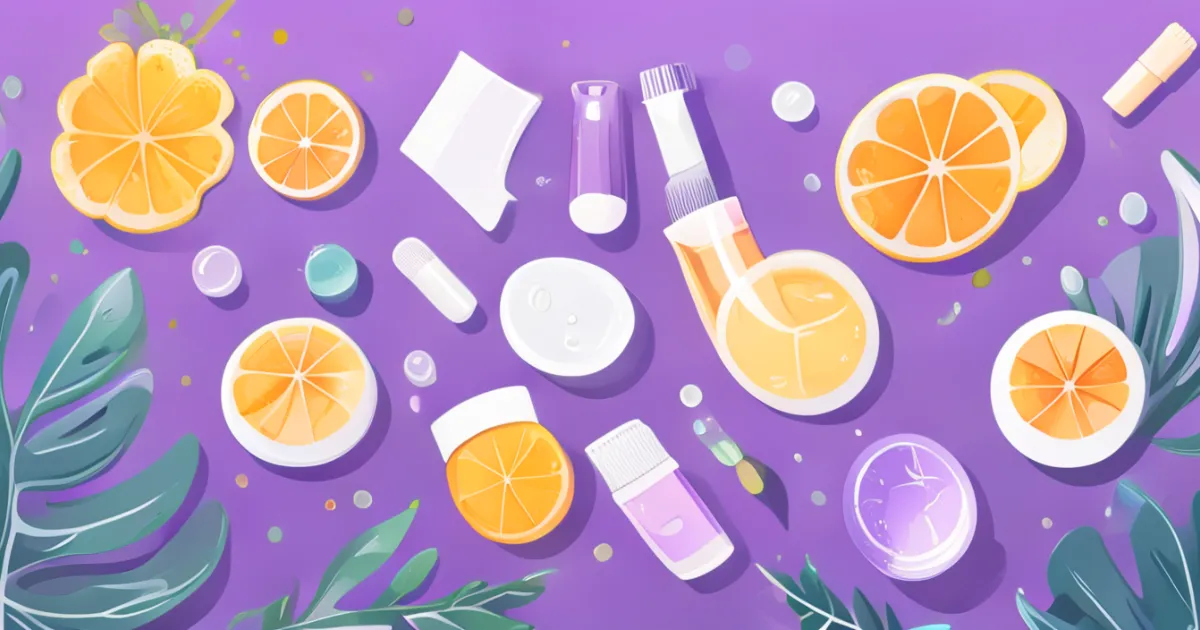 Skincare materials and ingredients visualization