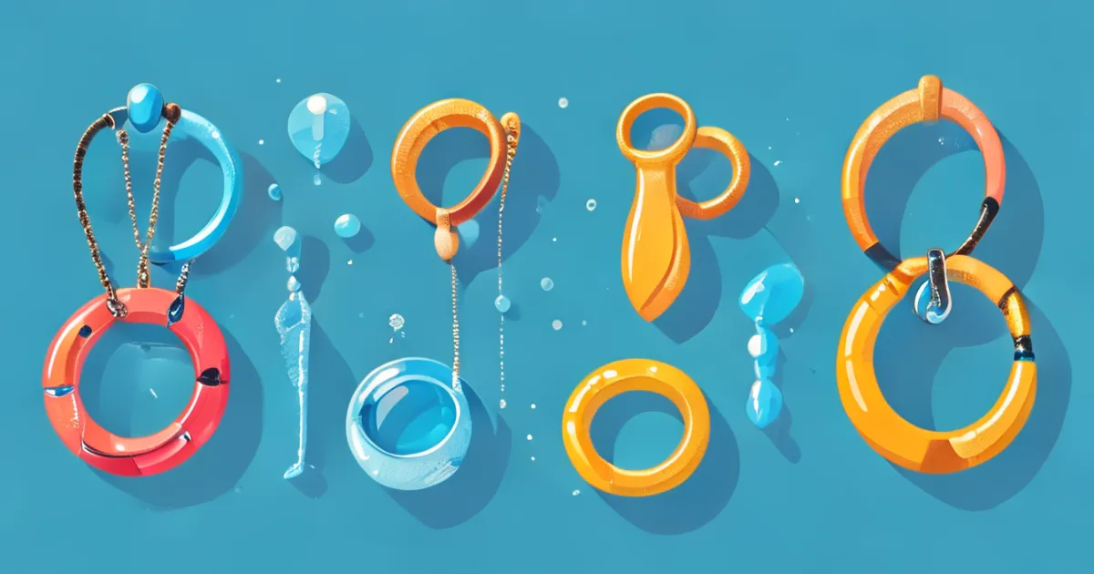 Waterproof jewelry materials comparison chart