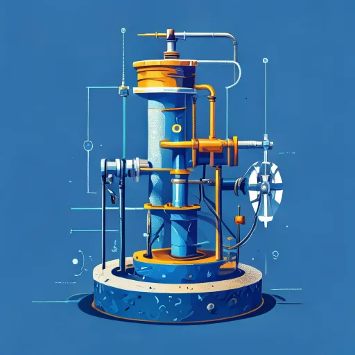 Well pump system components overview diagram