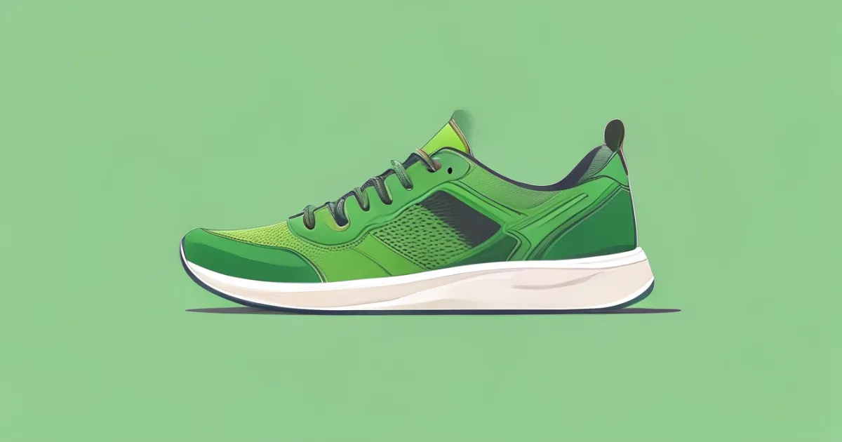 Zero drop running shoes profile showing flat sole design